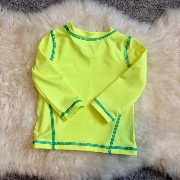 Neon Yellow Rash Guard - Picture 2 of 3